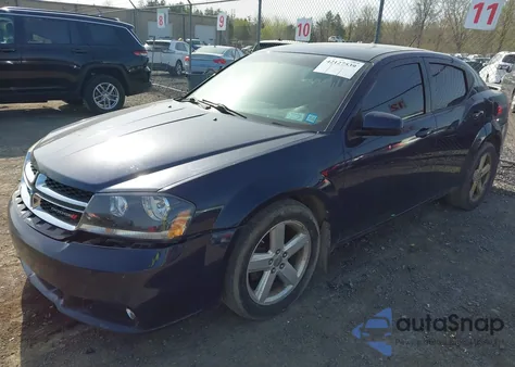 2013 Dodge Avenger Sxt из США, поврежденный, VIN 1C3CDZCB4DN680064
